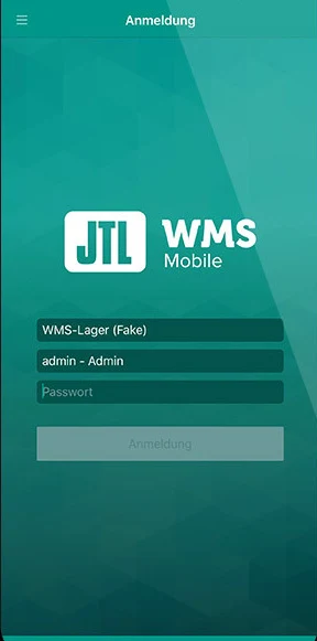 JTL WMS Mobilgerät Display